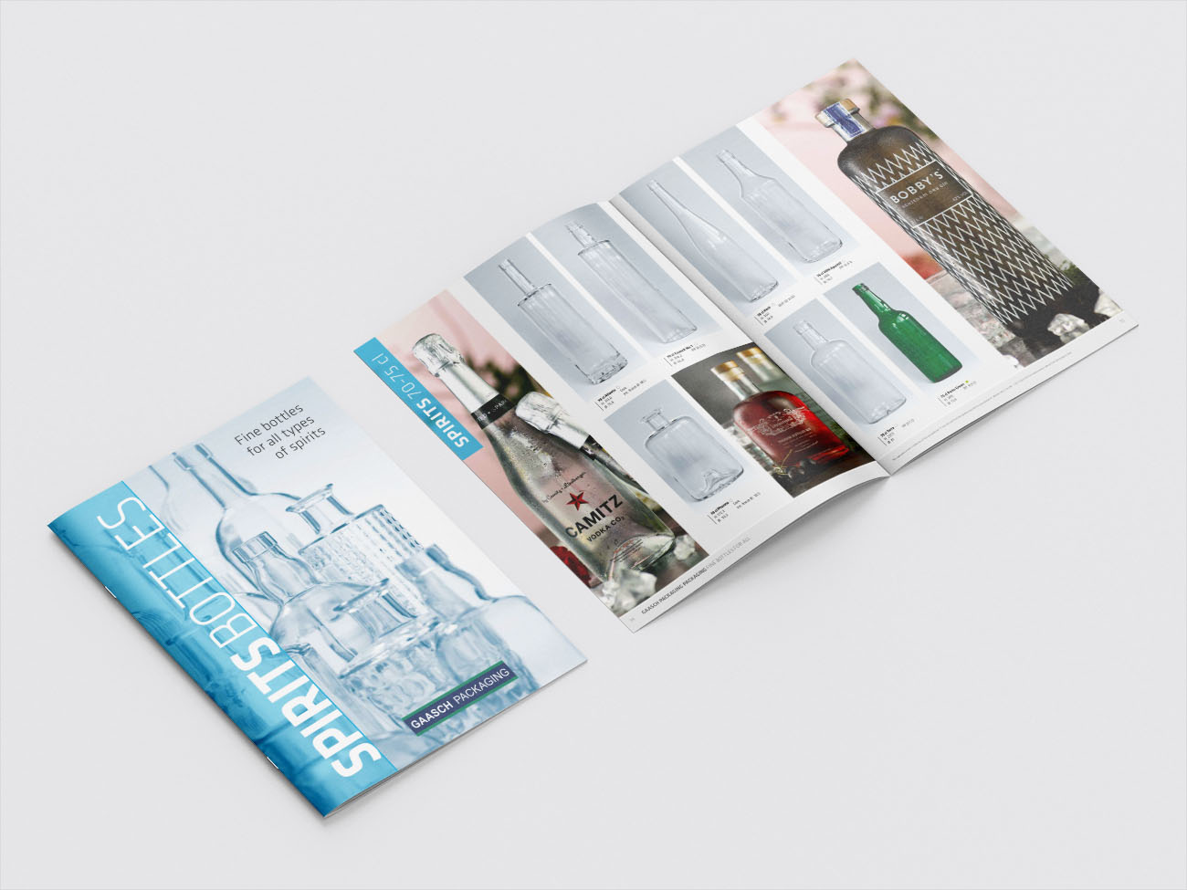 Catalogus voor Flessen voor gedistilleerde Dranken