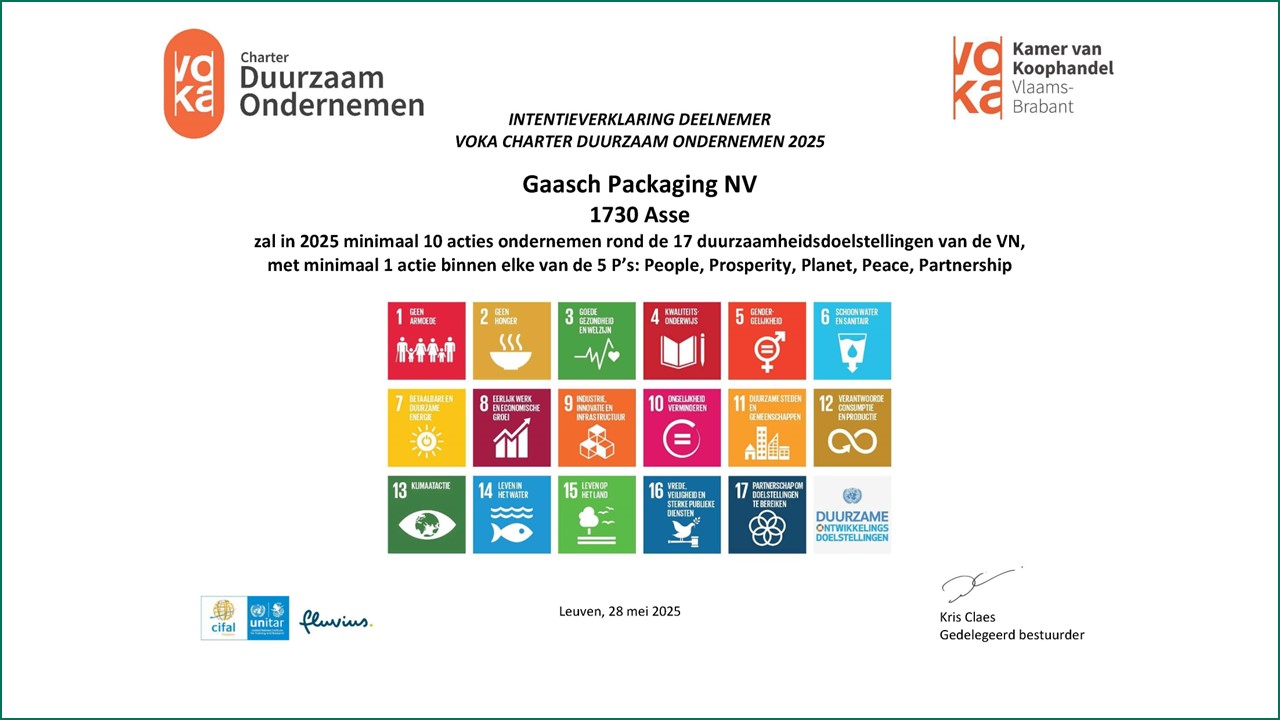 Duurzaam Ondernemerschap: Toetreding tot het VOKA-charter als Mijlpaal