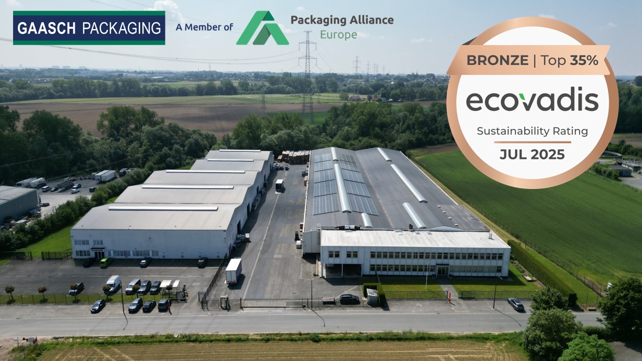 GAASCH PACKAGING Awarded Bronze Medal by EcoVadis for Sustainability Performance
