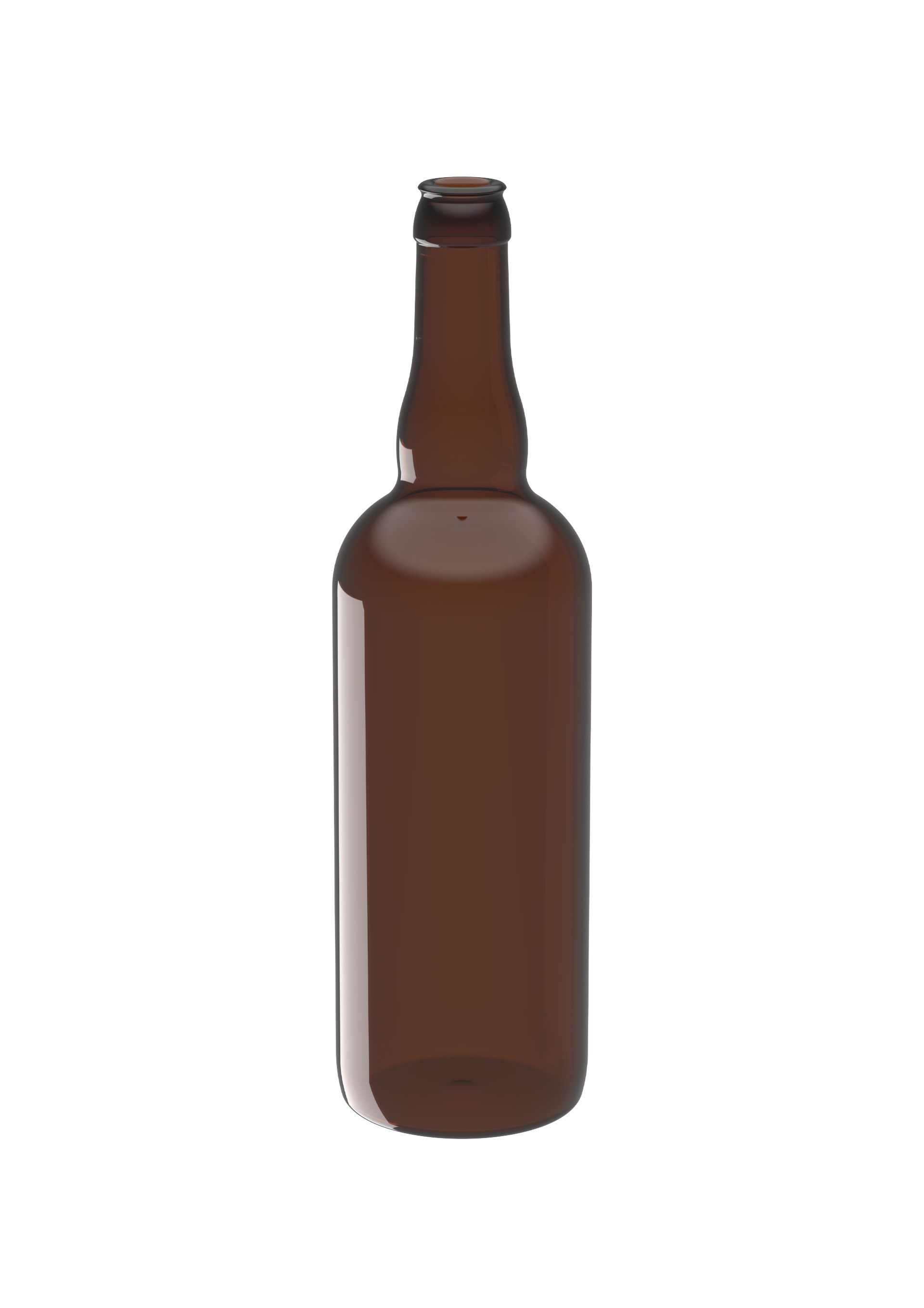 75 CL BEER AMBER CROWN 26 MM