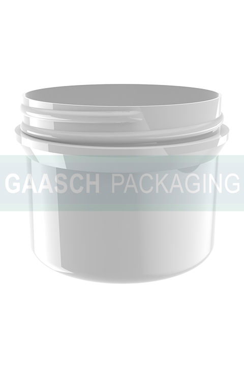 100 ML JAR PP WHITE 55x45