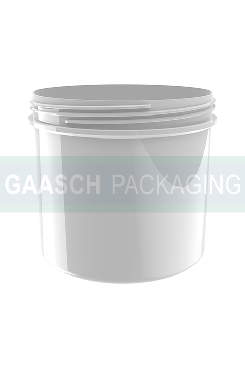 500 ML JAR PP WHITE 90x85