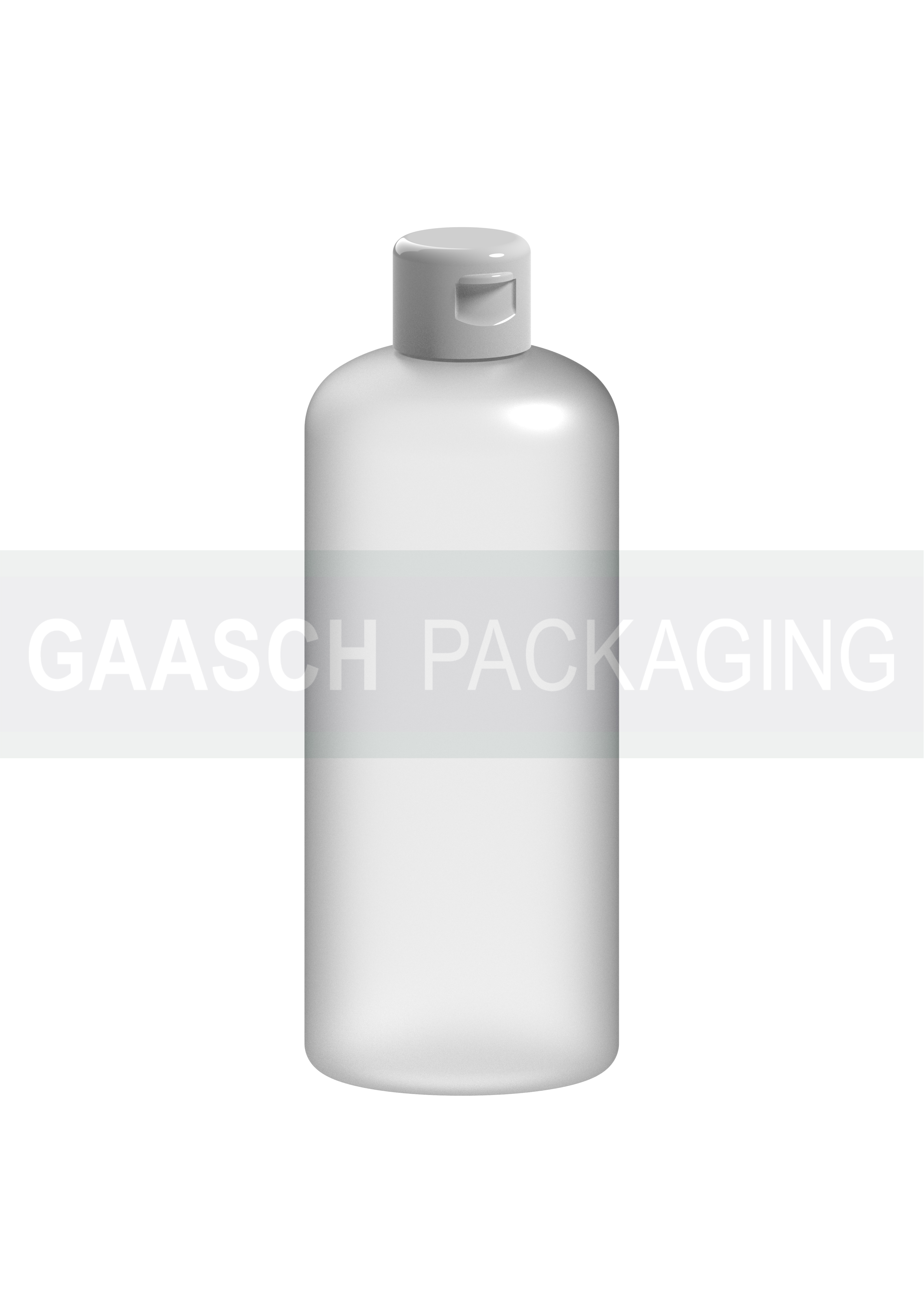 500 ML BOSTON ROUND HDPE NAT
